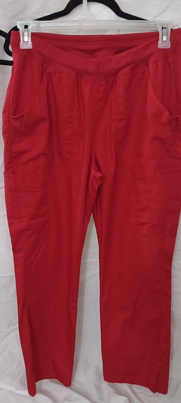 Cherokee women Red scrub pant size Med Workwear Originals Mid-Rise Never Worn.